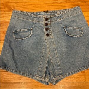 Classic Blue Denim Women's skort